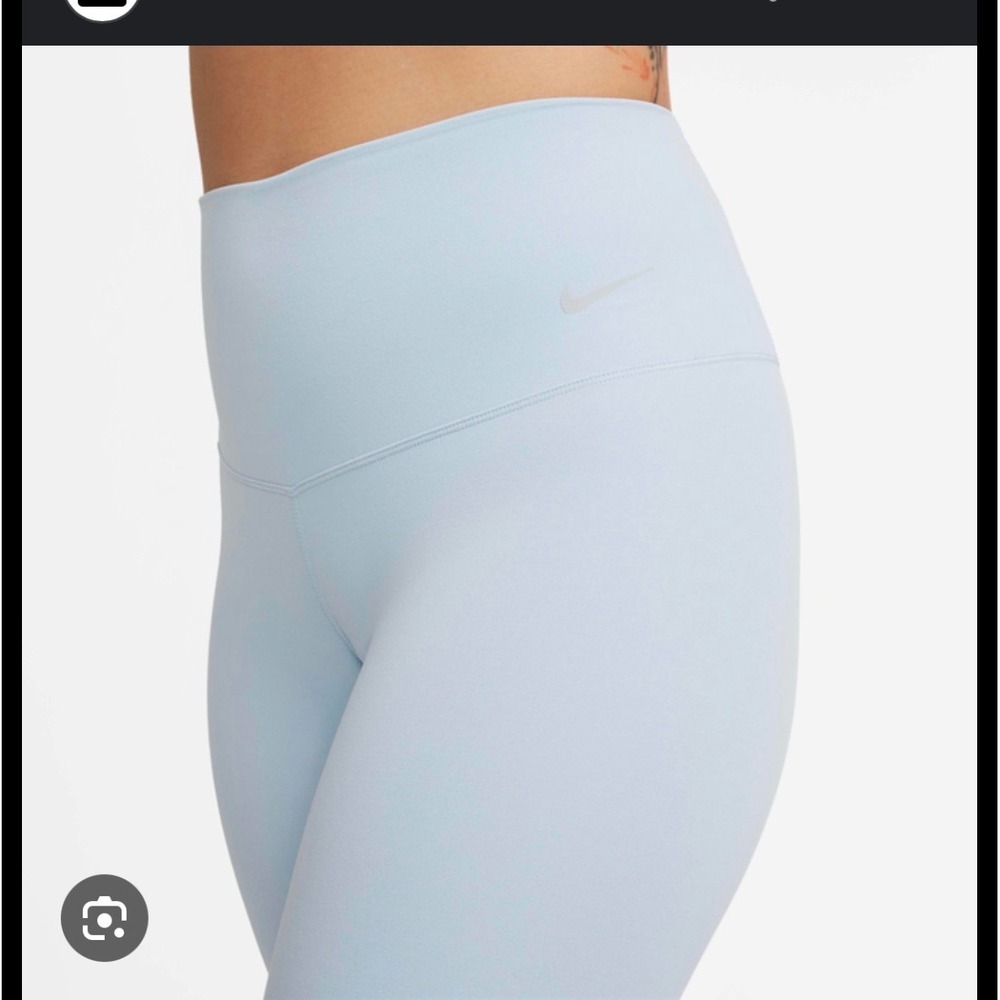 NWT Nike‎ Zenzy Dri Fit Biker Shorts Light Blue Women's Size M Athletic